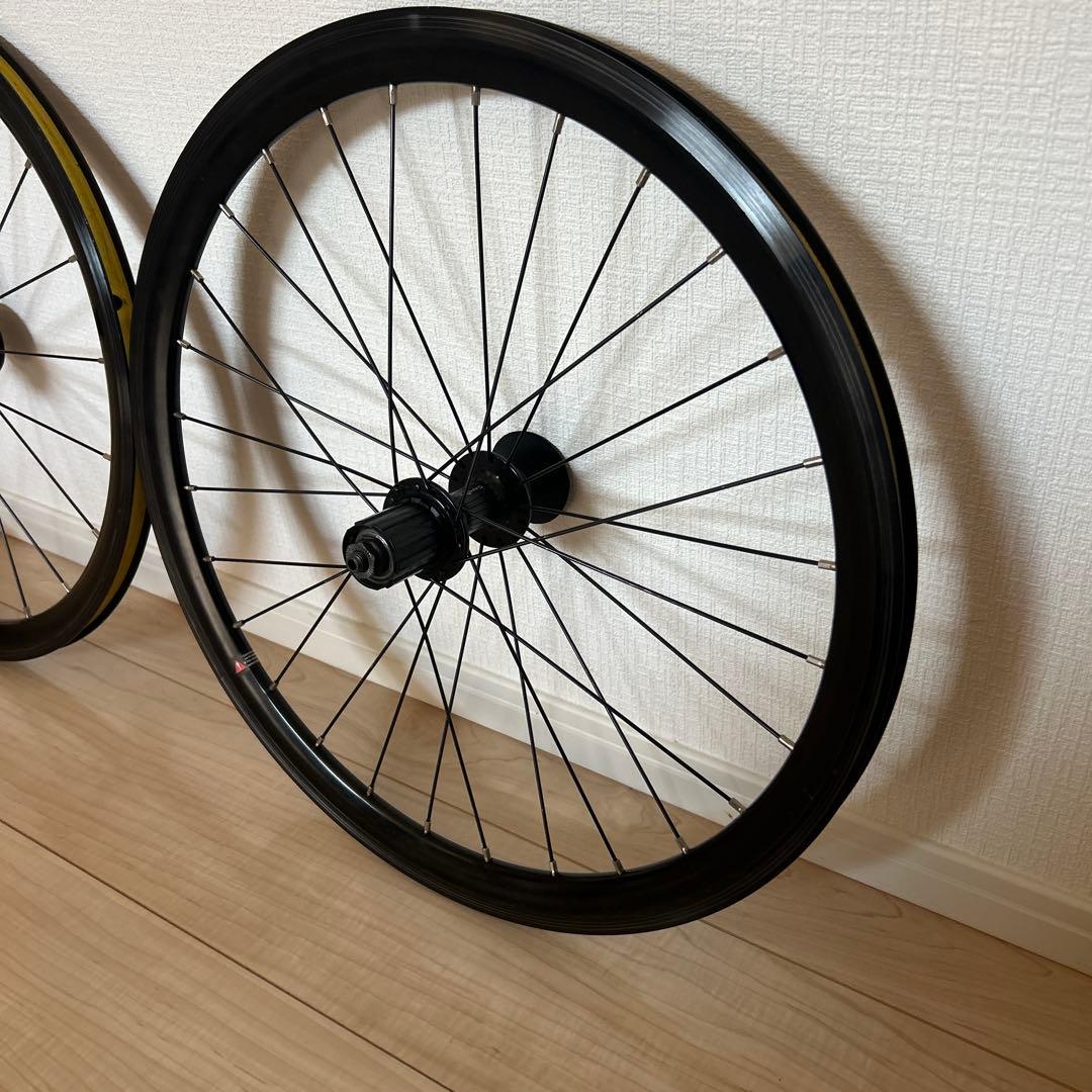 DAHON visc evo 純正前後ホイール　451 74mm 130mm