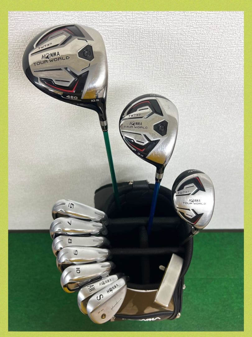 メンズ用！本格派にオススメ！HONMA TW737 ゴルフクラブセット
