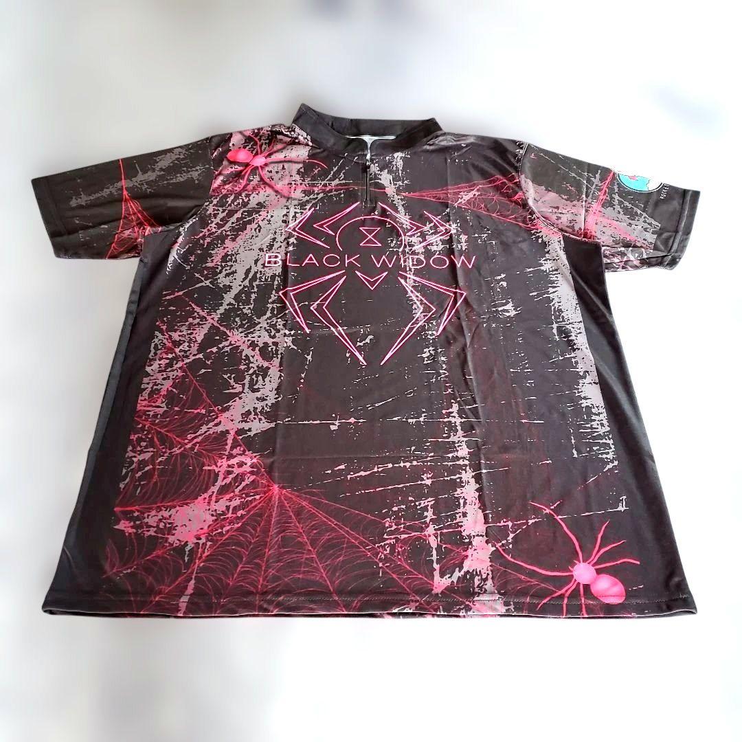 日本未発売✨ボウリングウェア　日本サイズ2XL　ブラックウィドー　ブラック