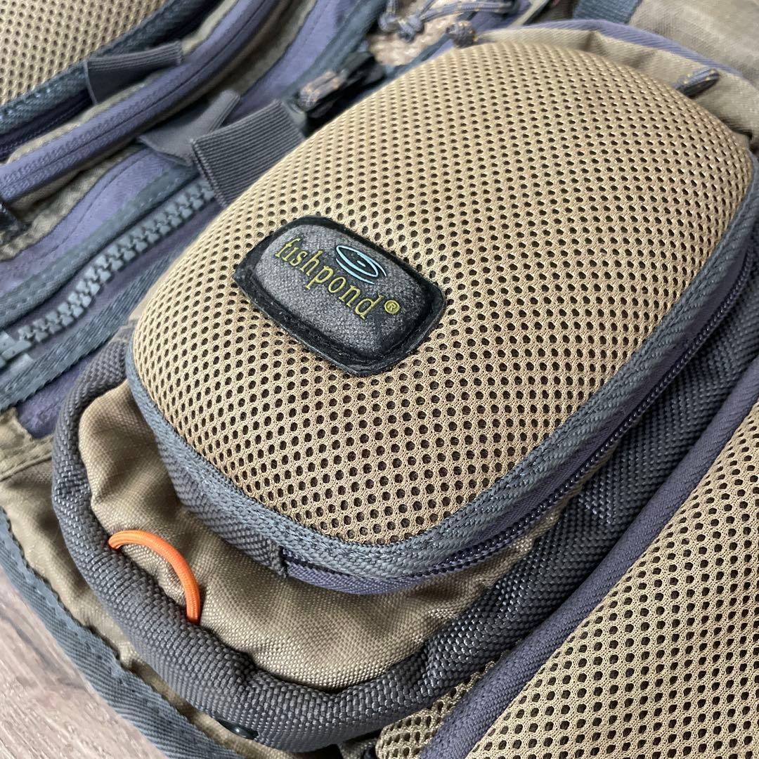 fishpond フィッシュポンド 渓流釣り　フライ　ベスト　フィッシングベスト