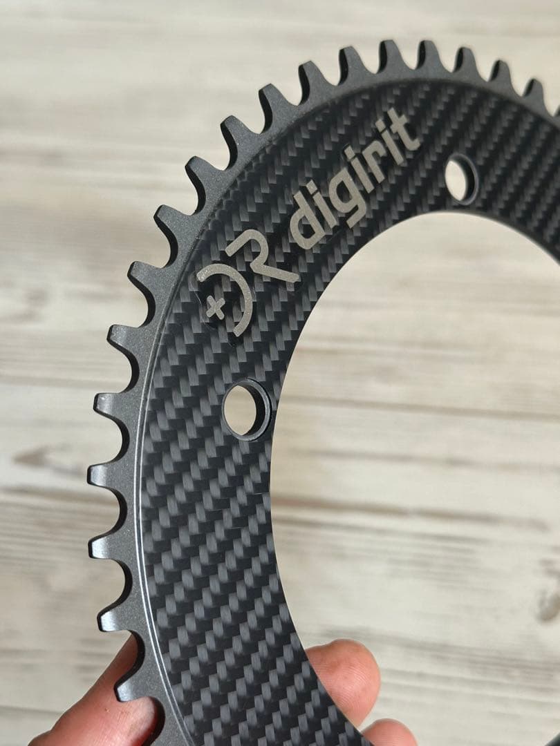 digirit カーボン チェーンリング 50T トラック/シングルスピード