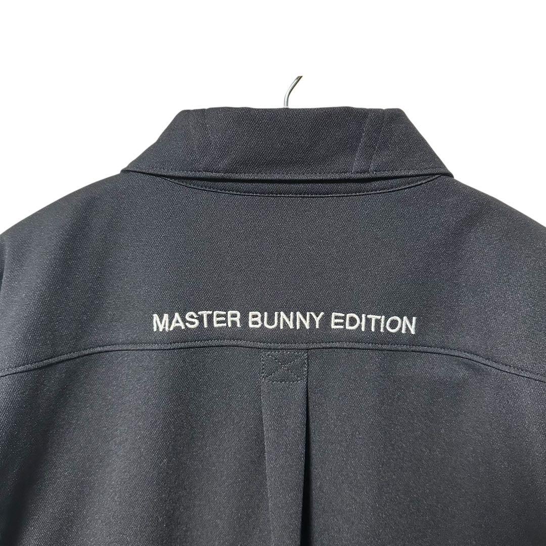 極美品 MASTER BUNNY EDITION 長袖ポロシャツ L 黒