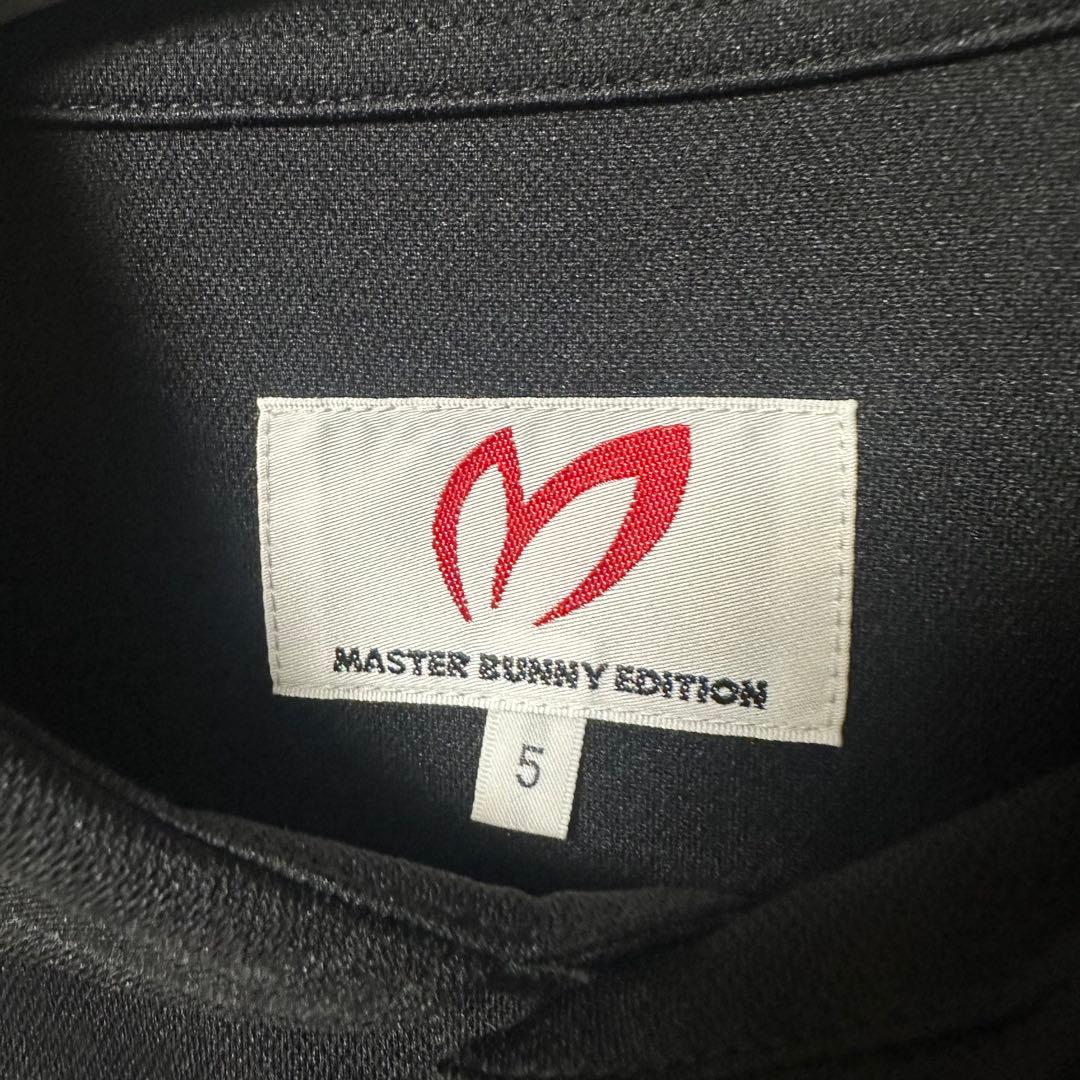 極美品 MASTER BUNNY EDITION 長袖ポロシャツ L 黒