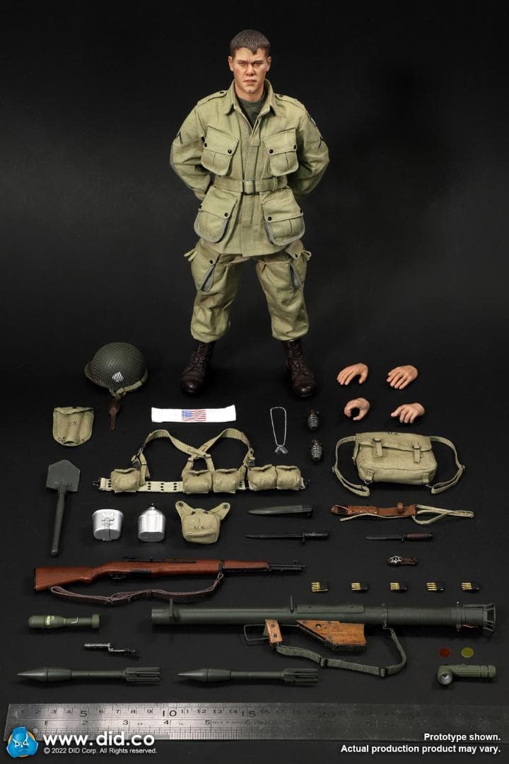 1/6アクションフィギュア アメリカ陸軍 第101空挺師団 ライアン一等兵