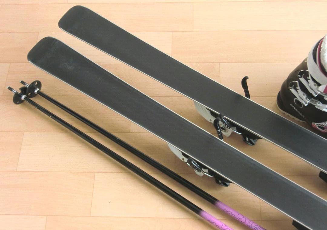 ■■送料無料■VOLKL■女性用スキーセット■板155靴25.5■メンテ付■■