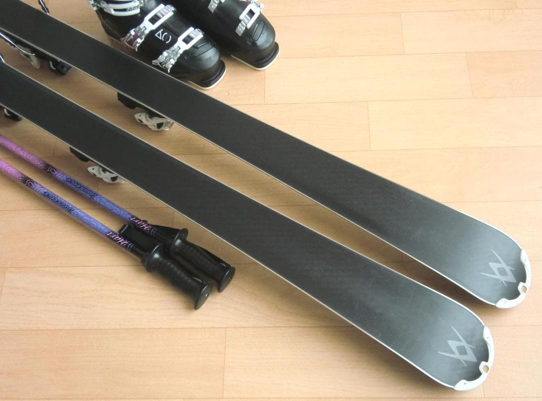 ■■送料無料■VOLKL■女性用スキーセット■板155靴25.5■メンテ付■■