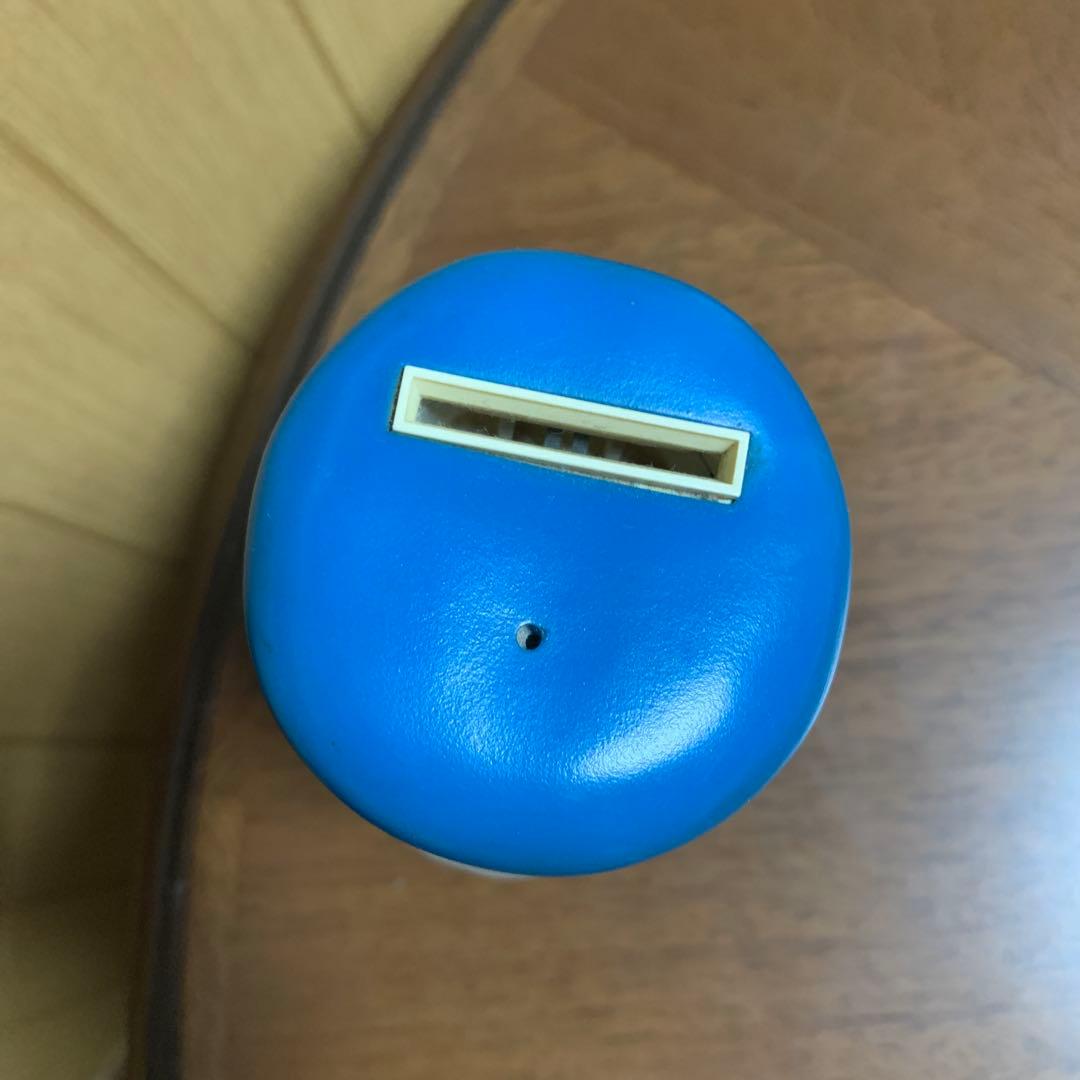超レア！【ドナルドダック】 ガラス製貯金箱 メロディ付き