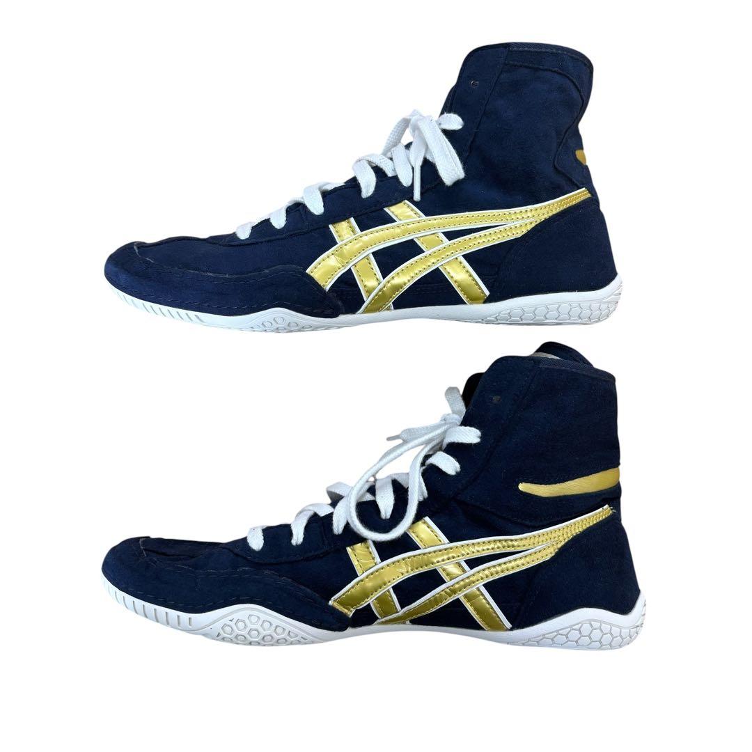 【即日発送 美品】asics レスリングシューズ 1083A001 25.5cm