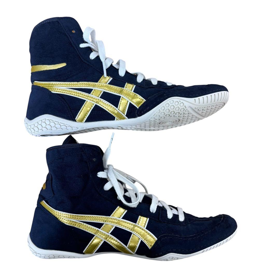 【即日発送 美品】asics レスリングシューズ 1083A001 25.5cm