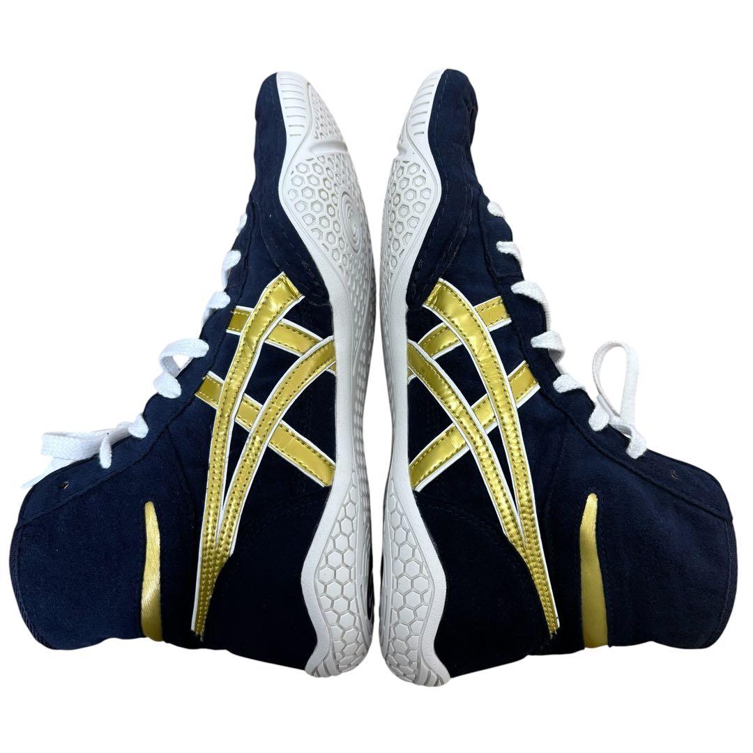 【即日発送 美品】asics レスリングシューズ 1083A001 25.5cm