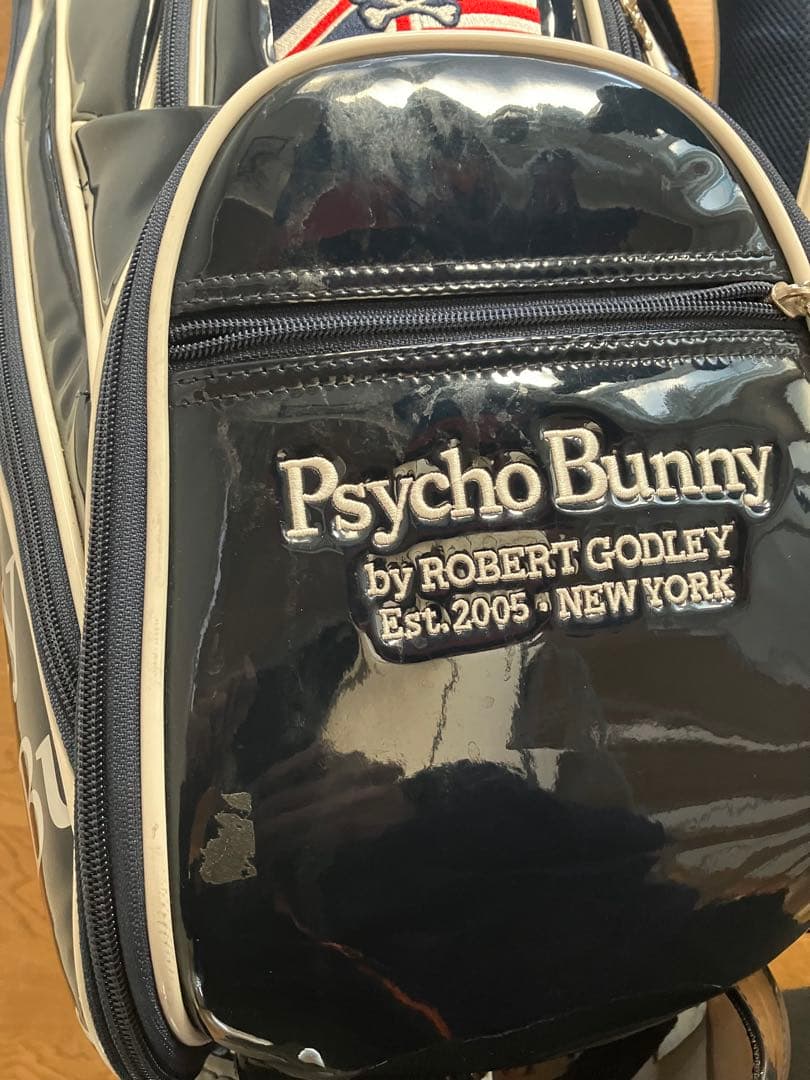 ☆PSYCHO BUNNY☆ エナメル キャディバック ☆ サイコバニー