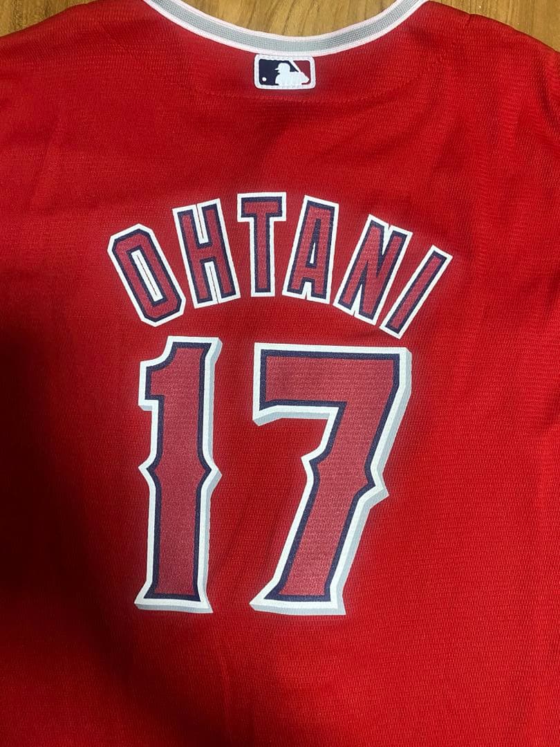 タグ付き　大谷翔平　ユニホーム　エンゼルス　Mサイズ　17
