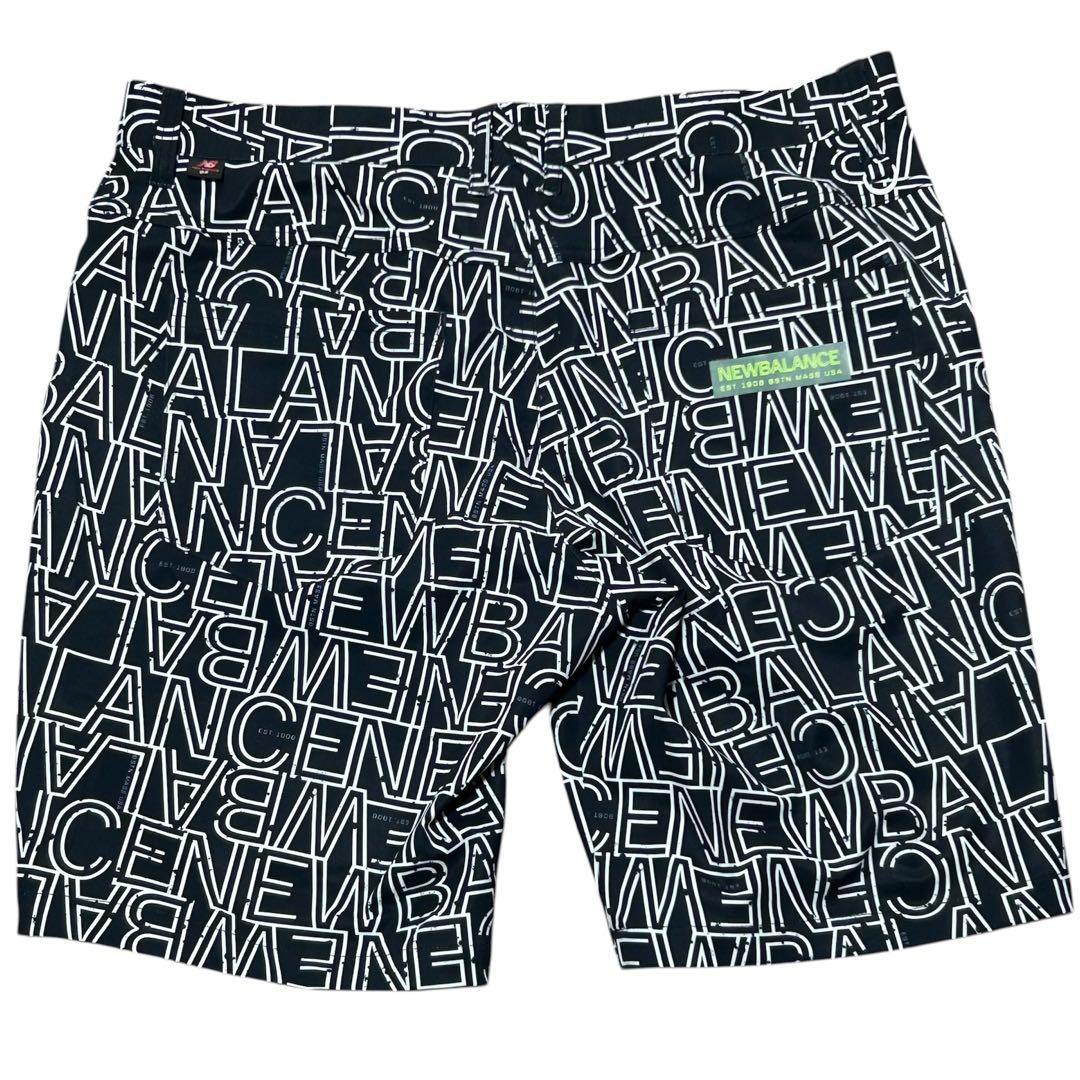NEW BALANCE ゴルフショートパンツ ロゴプリント　LL