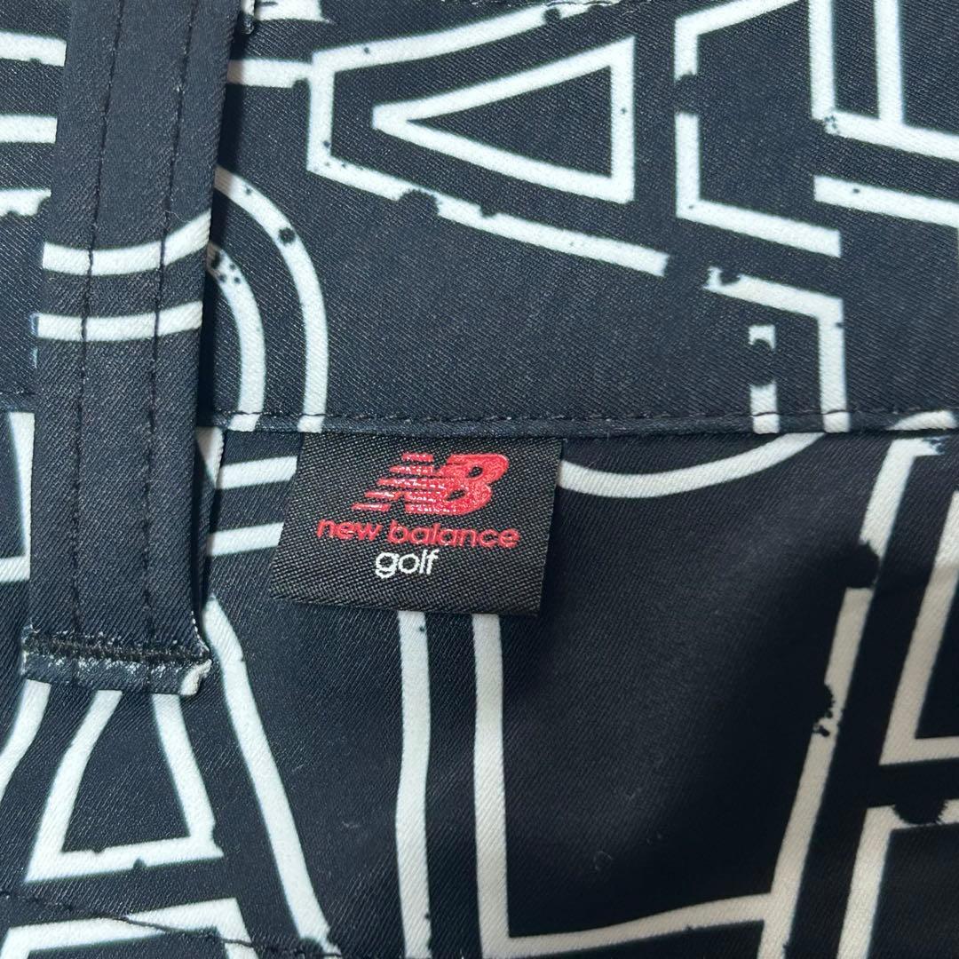 NEW BALANCE ゴルフショートパンツ ロゴプリント　LL