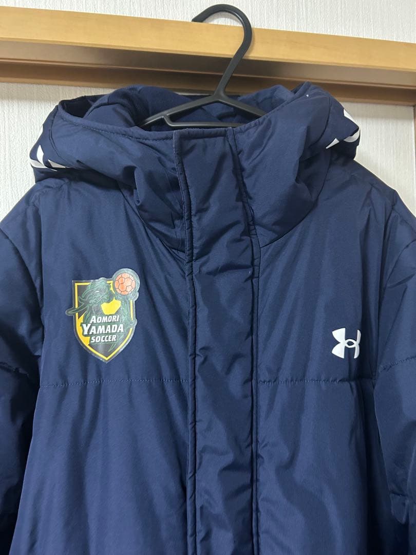 青森山田エンブレム入りベンチコート