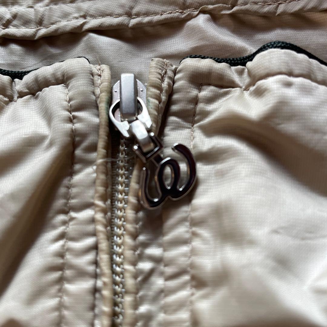 MU SPORTS ベージュ ナイロンゴルフジャケット