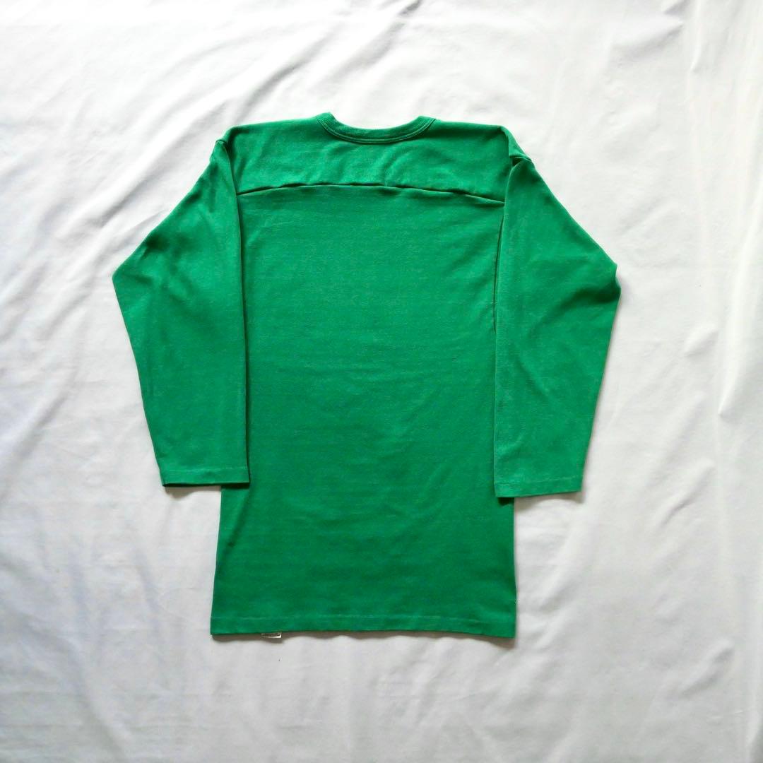 70s vintage USA製　RUSSELL 金タグ　フットボールTシャツ