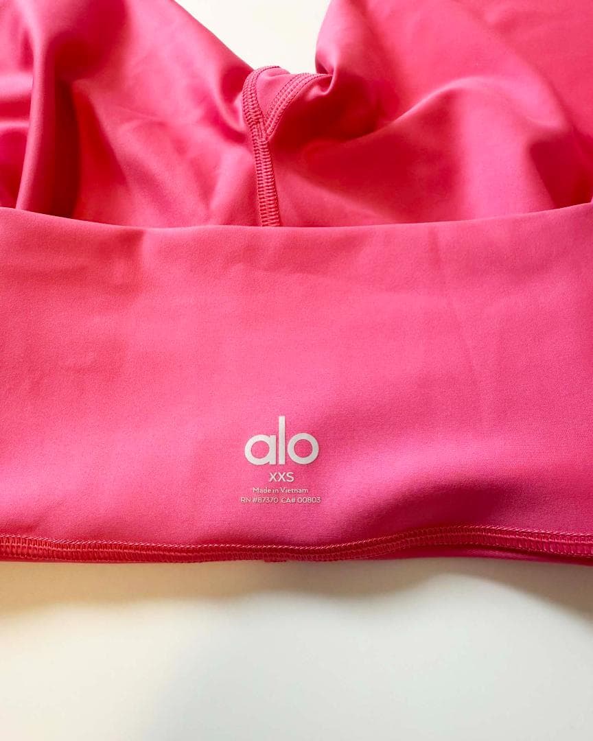 【美品】alo yoga エアリフト レギンス XXS ピンクフューシャ