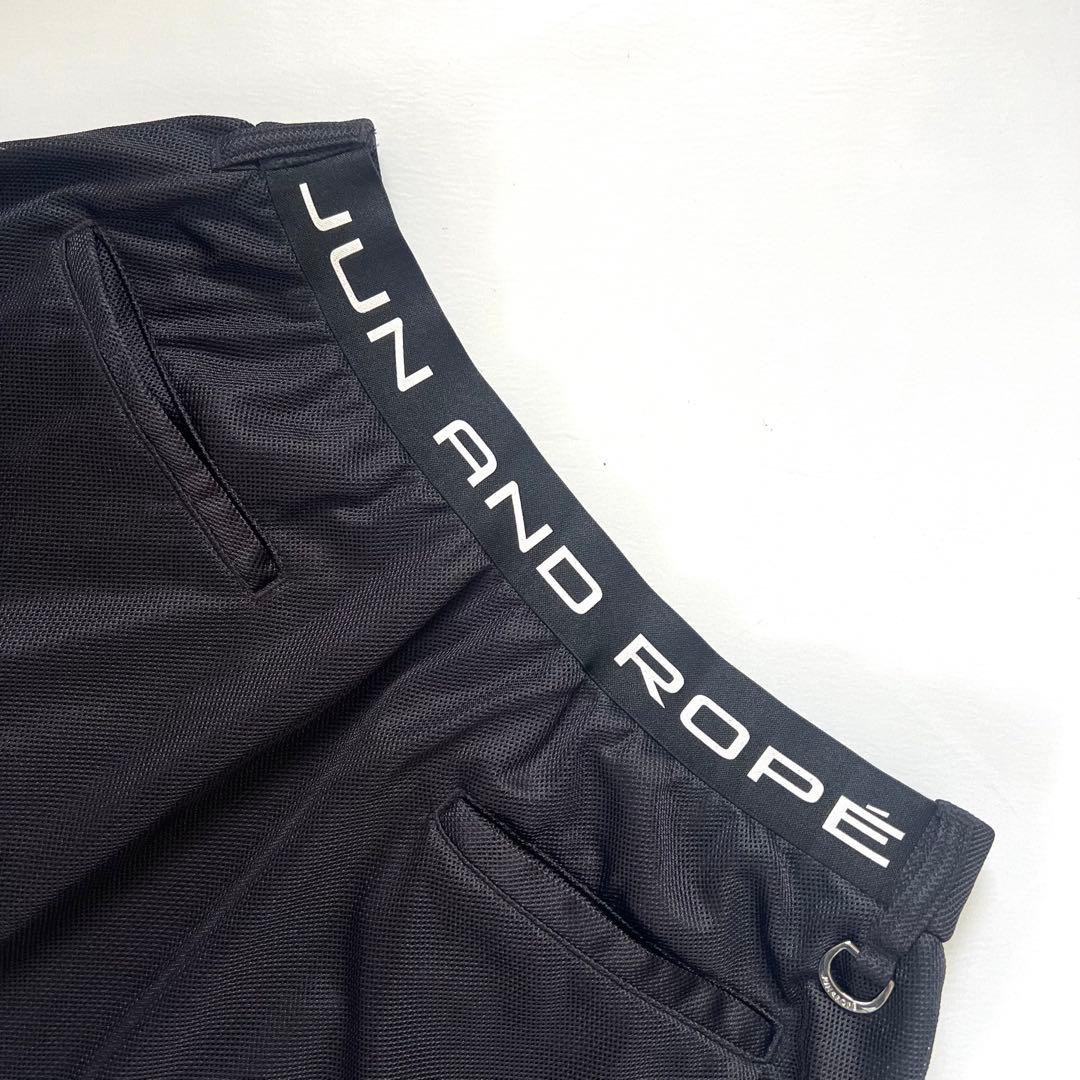 【新品】JUN&ROPE ジュンアンドロペ　セットアップ　メッシュ　ゴルフ　白黒