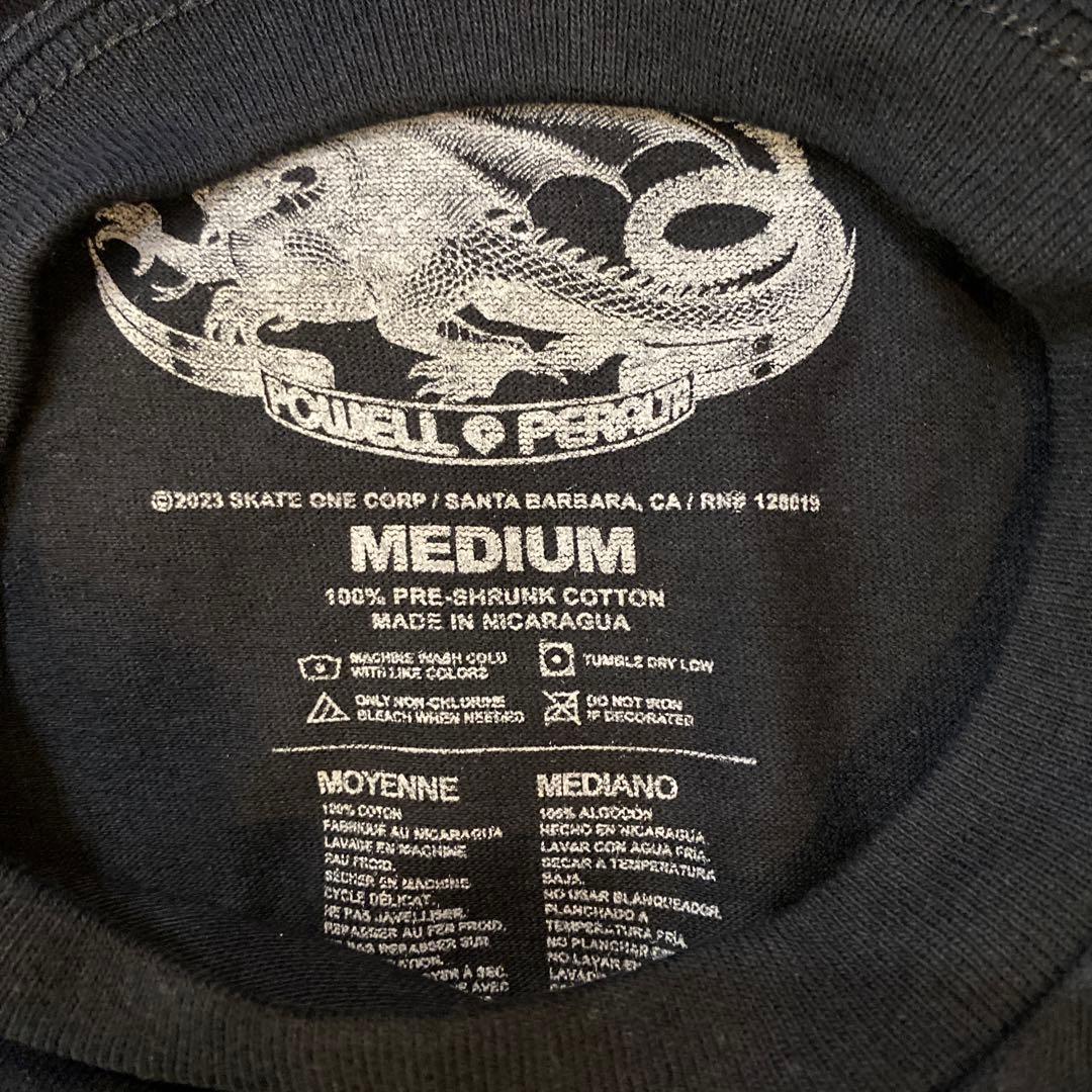 POWELL スケートボードTシャツ ブラック　Mサイズ