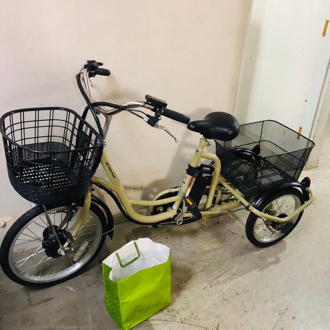 I79 極美品✨ACTIVEPLUS電動自転車 三輪 電動アシスト 充電器付き