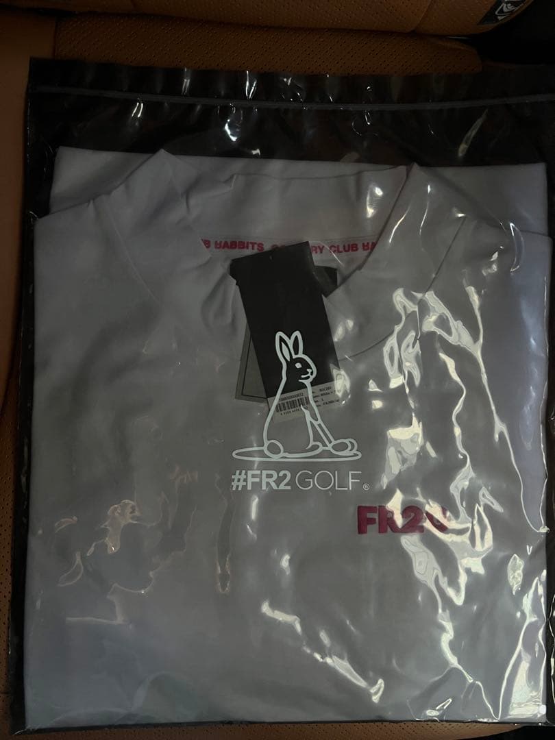 新品 FR2GOLF 表参道 限定 ペイズリー モックネック Tシャツ L 白