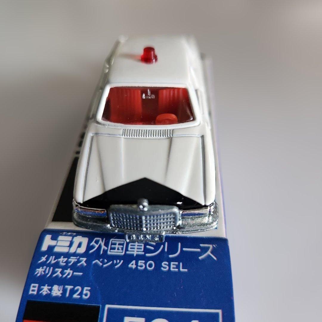 トミカ青箱　F24 メルセデスベンツ450SEL　ポリスカー