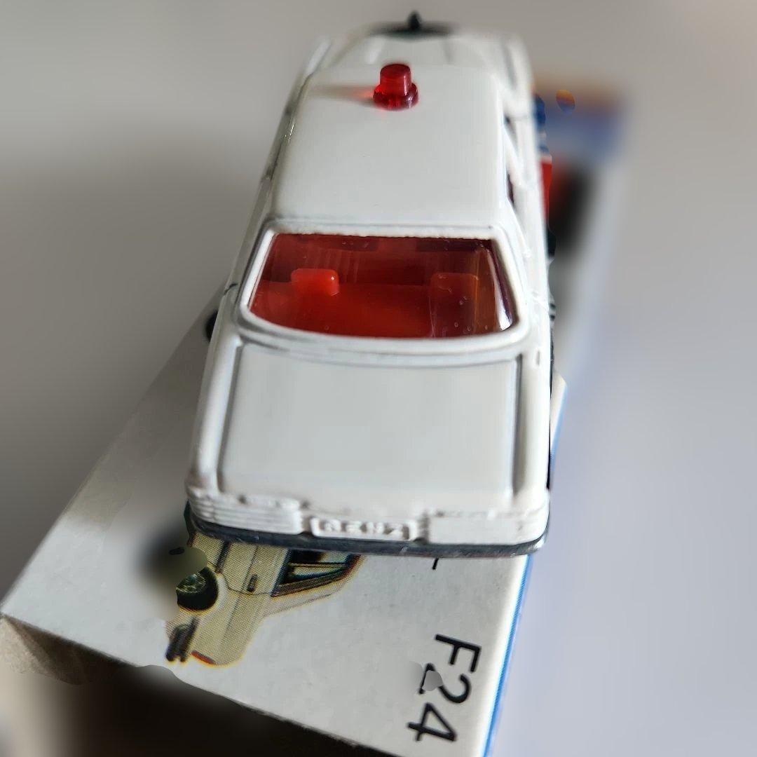 トミカ青箱　F24 メルセデスベンツ450SEL　ポリスカー