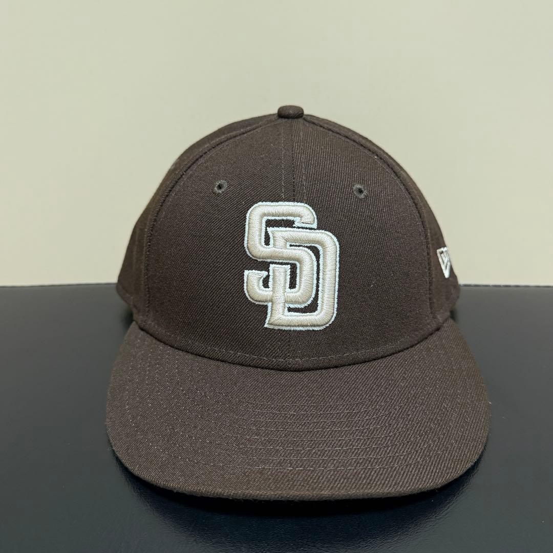 【US購入品】NEW ERA 59FIFTY パドレスキャップ