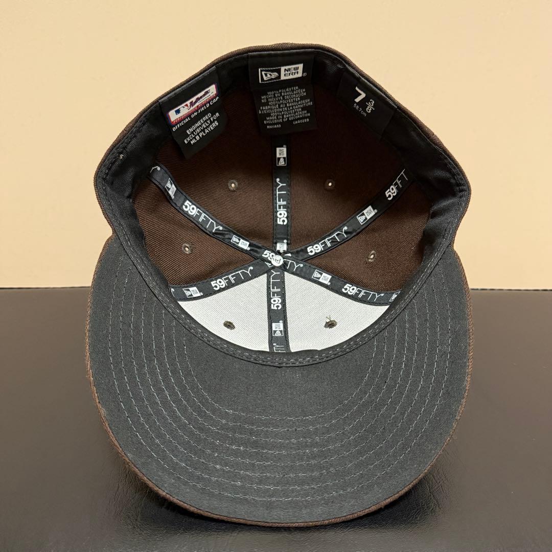 【US購入品】NEW ERA 59FIFTY パドレスキャップ