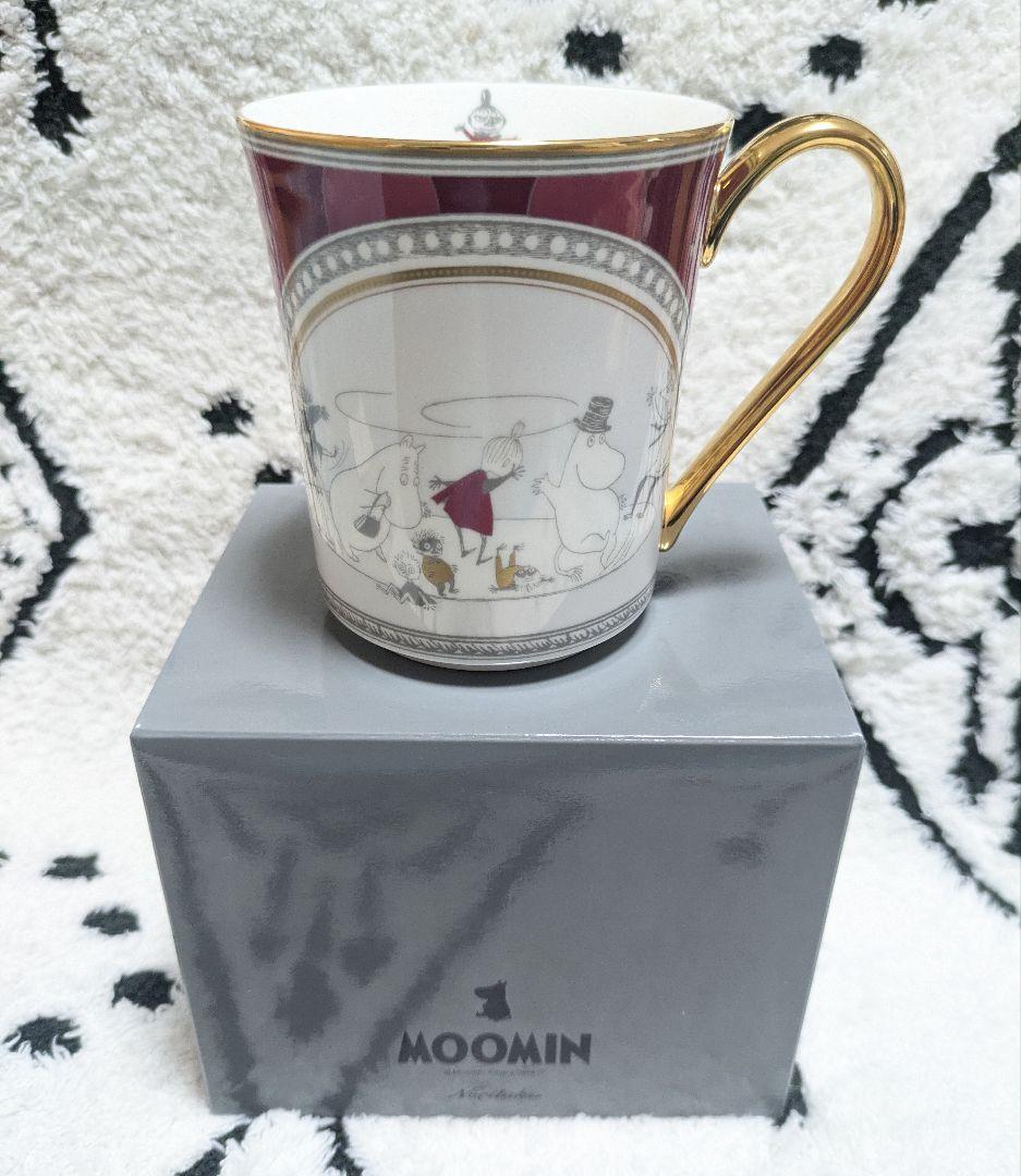 ✦新品未使用✦箱付き✦ノリタケ製 ムーミン マグカップ＆トレイセット