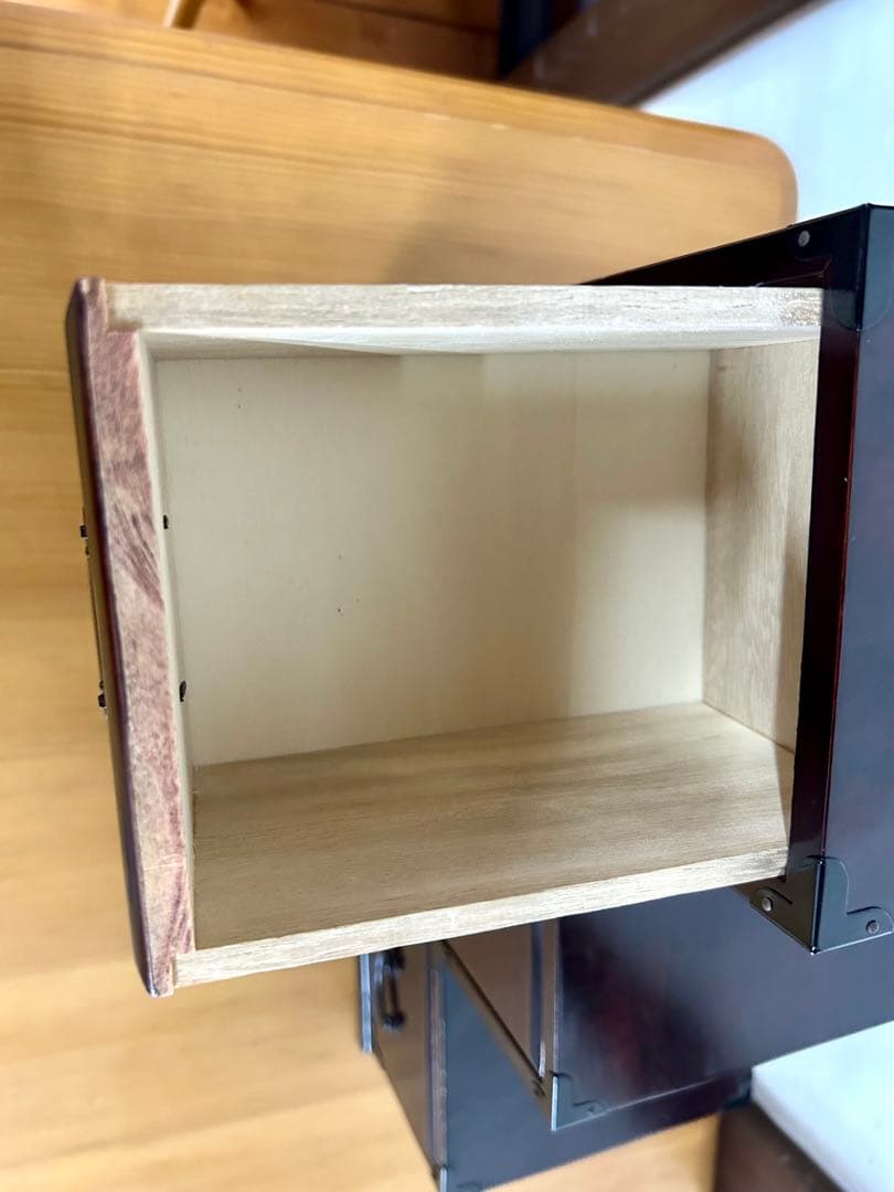 木製　小物収納 階段箪笥　卓上　工芸品　民芸品　アンティーク　骨董　昭和レトロ