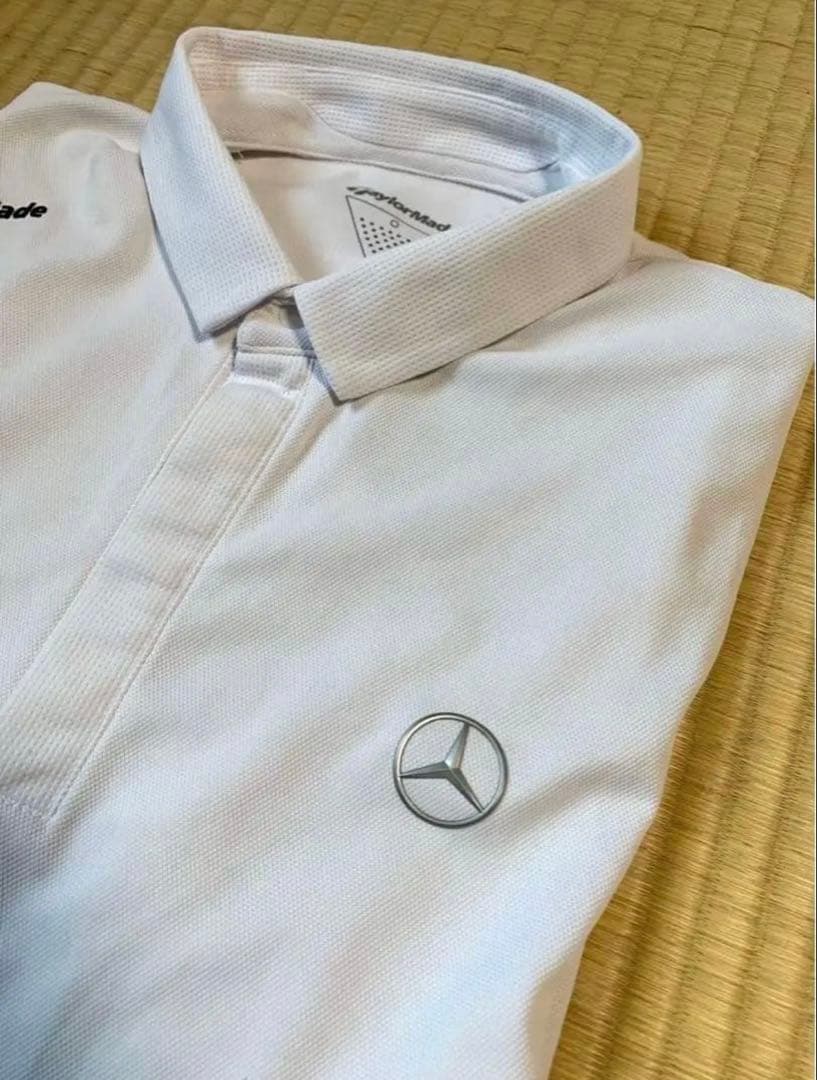 TaylorMade×Mercedes-Benz コラボ ポロシャツ ゴルフ白