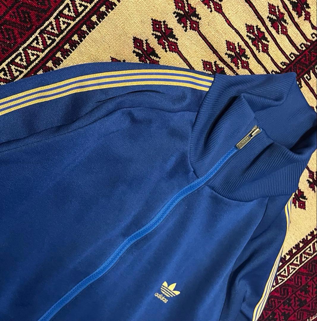 【レア/美品】adidas/西ドイツ製/トラックジャケット/デサント社/ジャージ