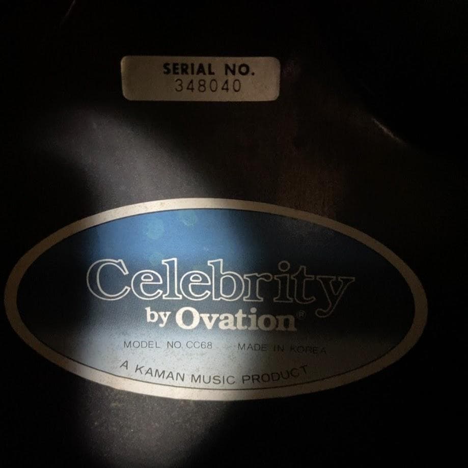 Ovation Celebrity CC68 エレアコ オベーション ★