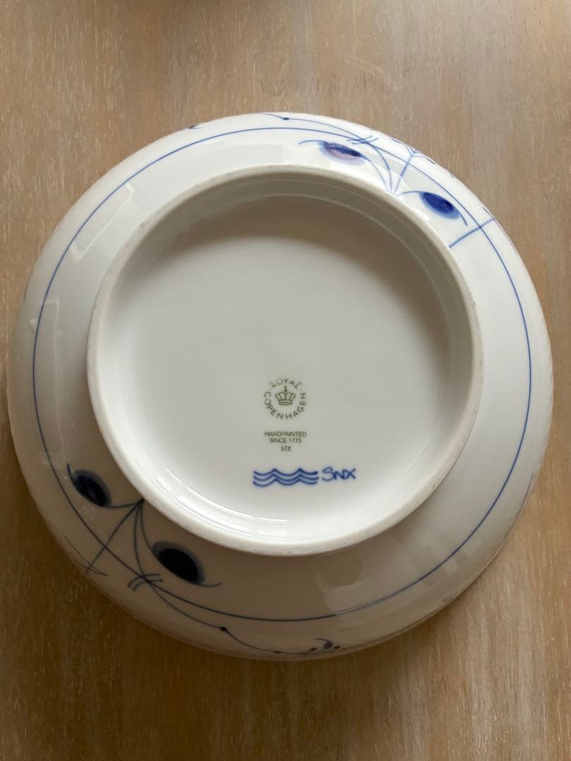 ロイヤルコペンハーゲン　ブルーパルメッテ　ボウル　φ22cm