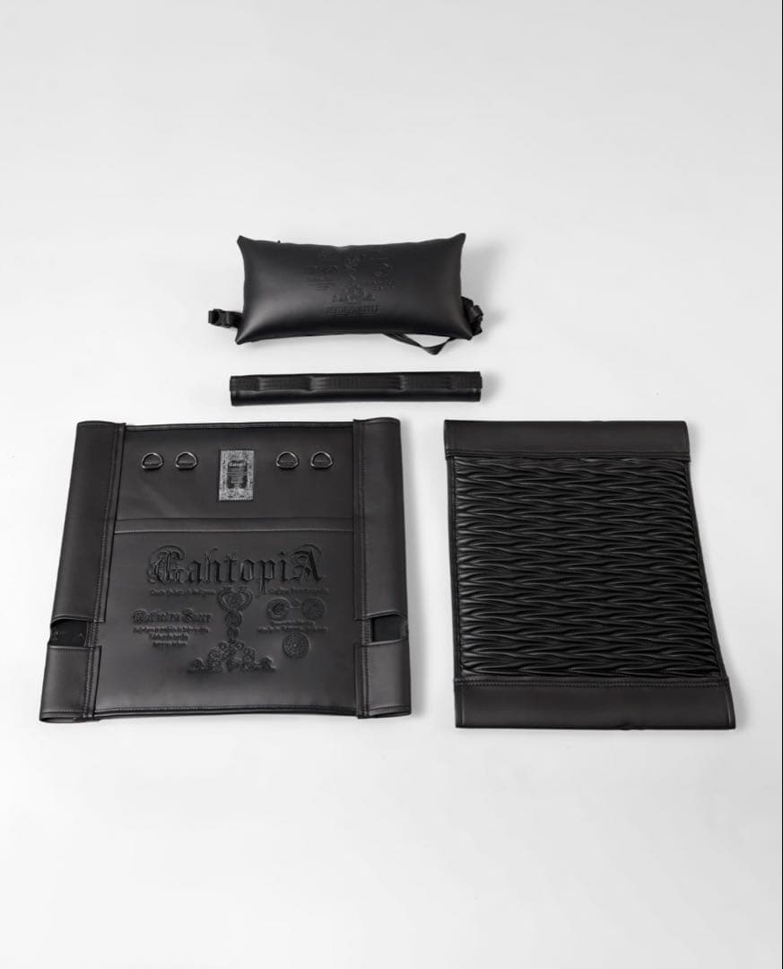GAHGA GAHTOPIA ガートピア ハイバック 張替シート&肘掛　黒刺繍