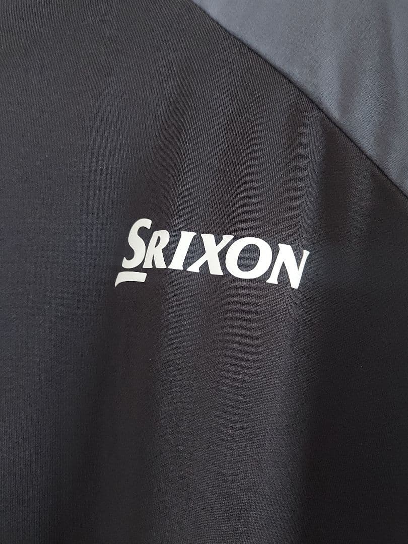 セール継続中！！　SRIXON 3Lサイズ　ハーフジップジャンパー　 黒/グレー