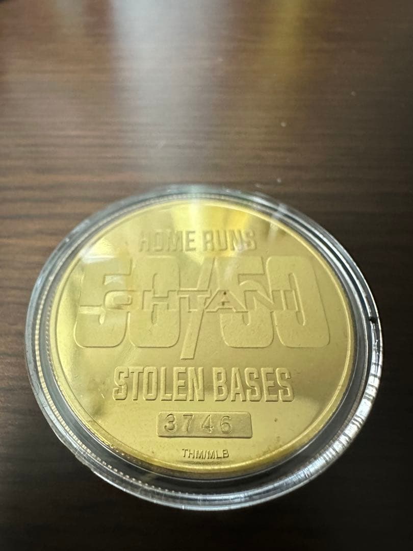 p*_様 【完売品】大谷翔平50-50達成記念ゴールド数量限定品シリアル番