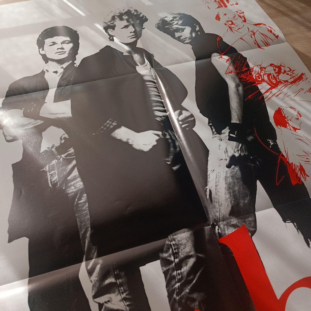 a-ha 特大ポスター 80年代 当時物 貴重 激レア 非売品 LPレコード特典