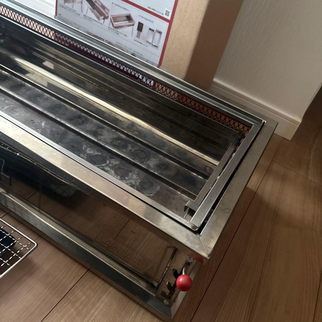 ※なつ Coleman BBQコンロ 大型グリル ※岡山市内引き渡し