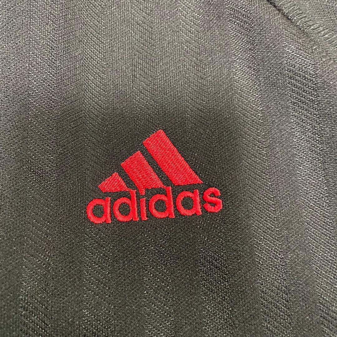 adidas ラスタカラージャージ上下セット ブラック　レゲエ