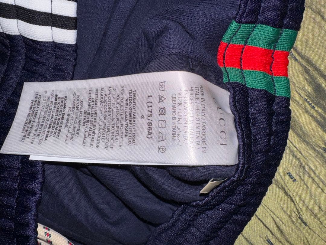 adidas GUCCIオリジナルスコラボジャージ　新品未使用48サイズL