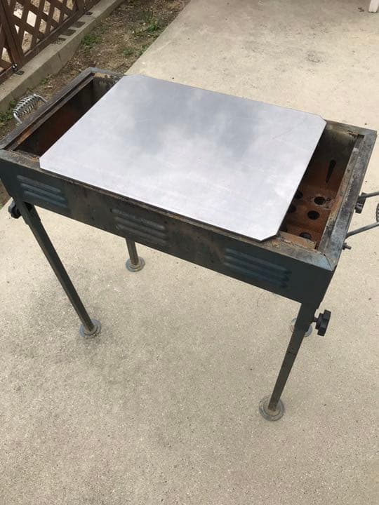 BBQ アウトドア 敷板 などに 鉄板