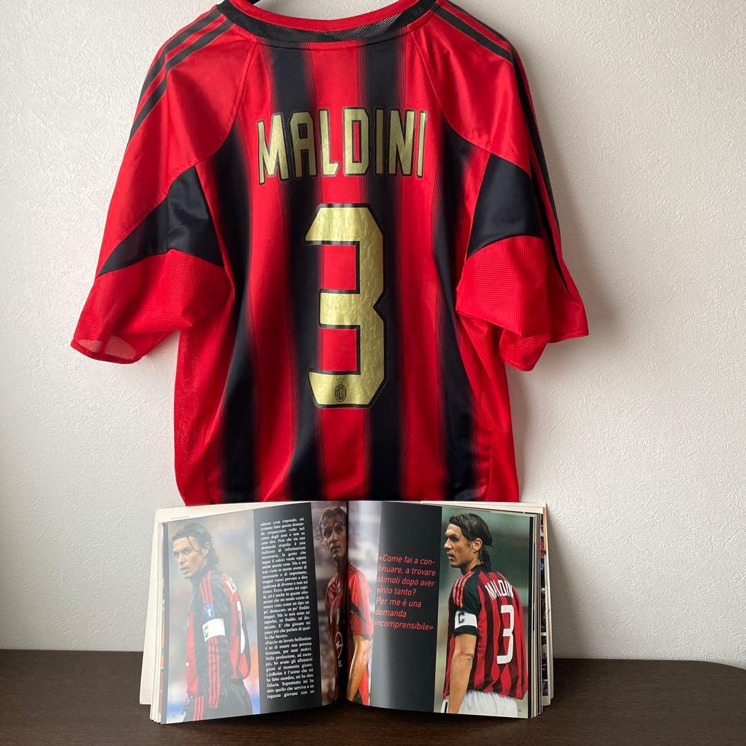 ACミラン パオロ・マルディーニ ユニフォーム L 正規品　マルディーニ写真集
