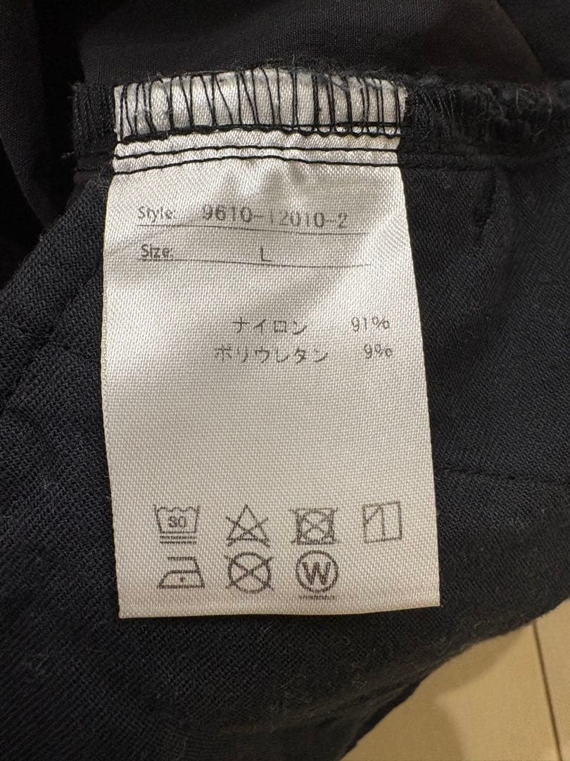 SLDO． ブラック パンツ Ｌ　ゴルフウェア