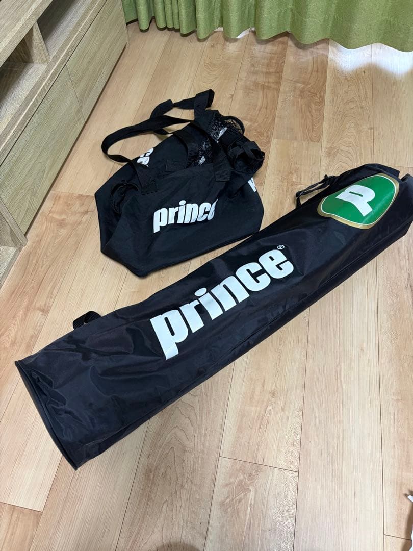 PRINCE プリンス テニスボール バスケット キャスター 収納袋付き