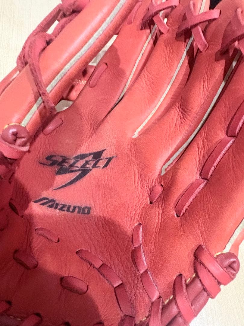 Mizuno ミズノ　select9 少年軟式グローブオレンジ　即戦力