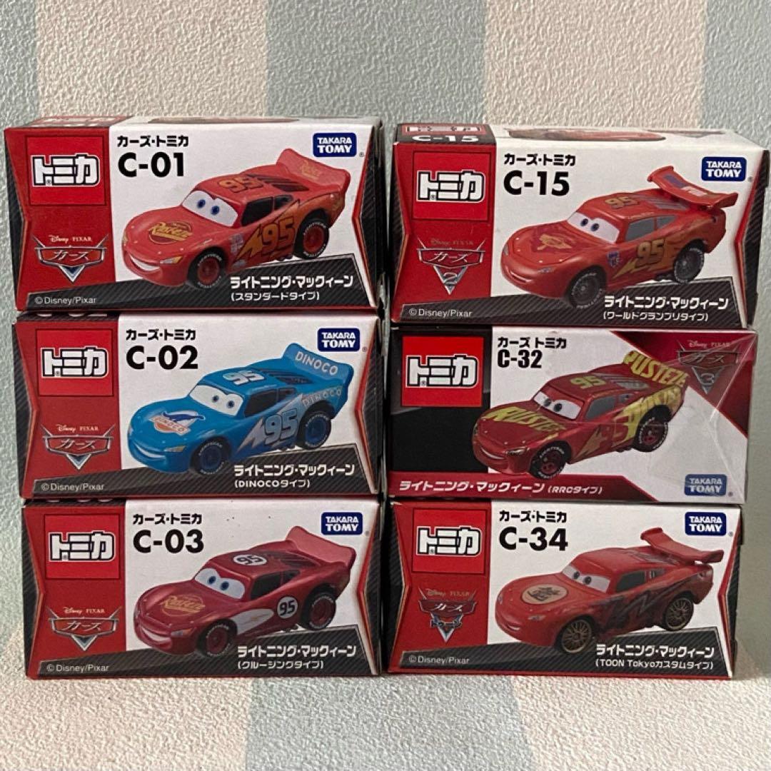 トミカ カーズ ライトニングマックイーン６台セット