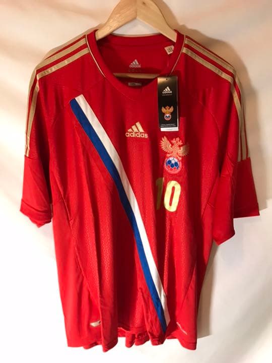 新品正規品adidasロシア代表「10」アルシャヴィン 半袖 4XOユニフォーム